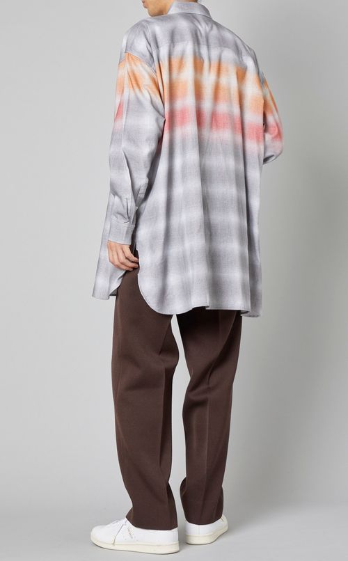 ロングフランネルシャツ