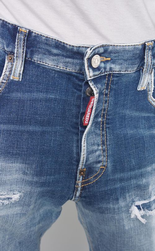 ウォッシュドデニムパンツ