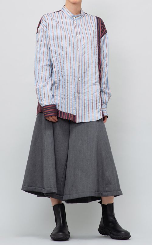 ウールワイドフレアパンツ