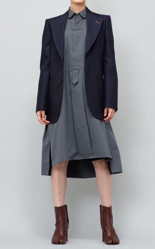 ドレスシャツミニワンピース