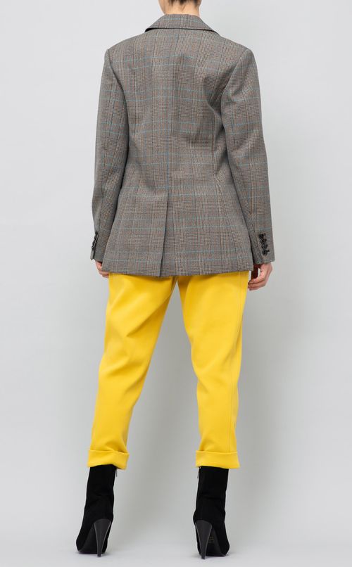 フロントスリットチェックジャケット