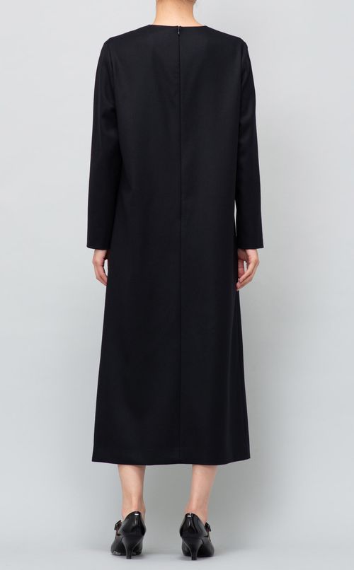 ウールプルオーバーワンピース