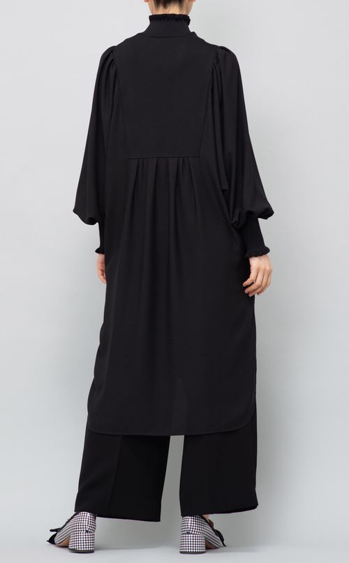 ニットドッキングロングブラウス