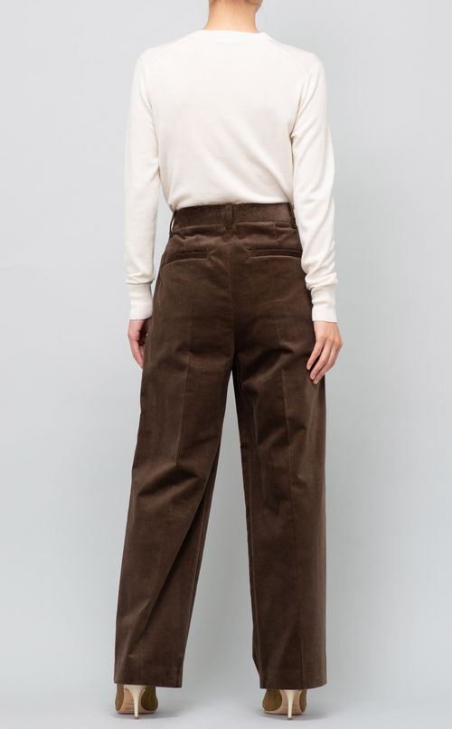 コーデュロイテーパードパンツ