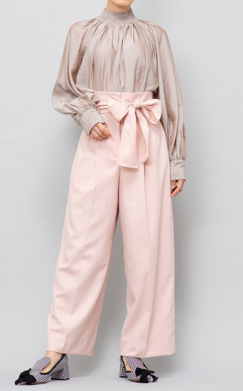 ハイウエストカーブパンツ