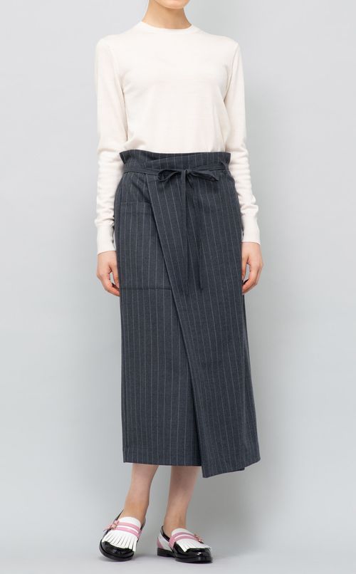 ストライプイージースカート