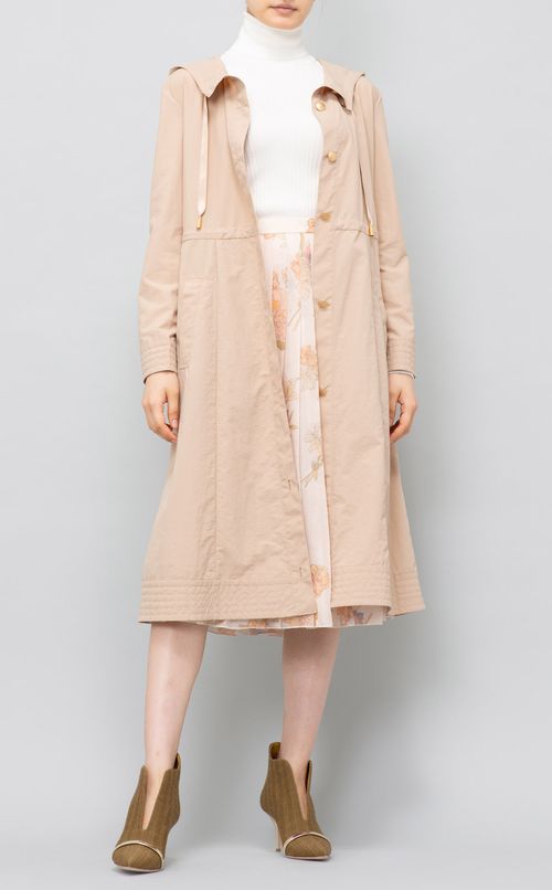 フラワープリントプリーツスカート