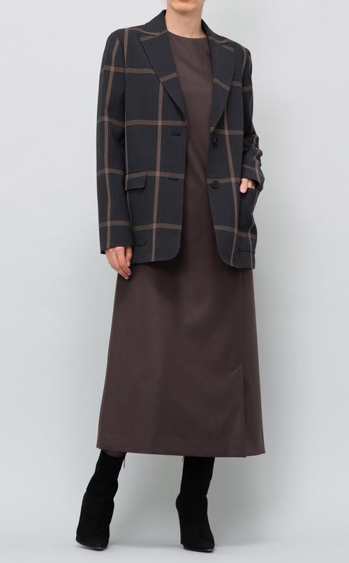 ウールプルオーバーワンピース