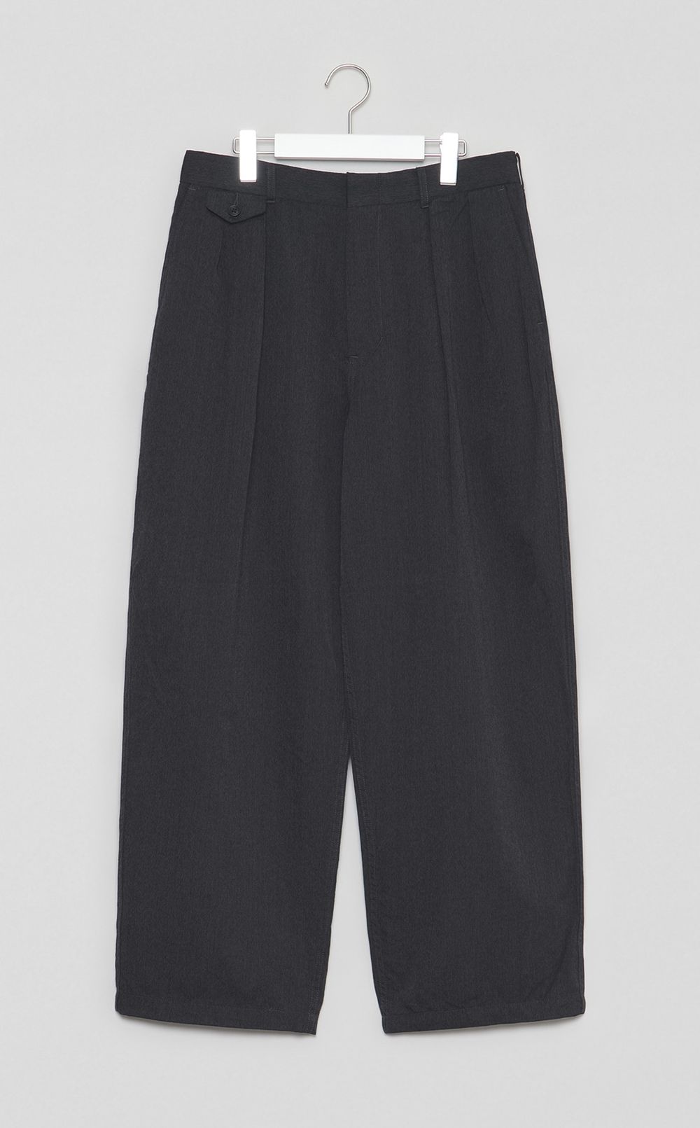 ウールギャバジン2タックパンツ