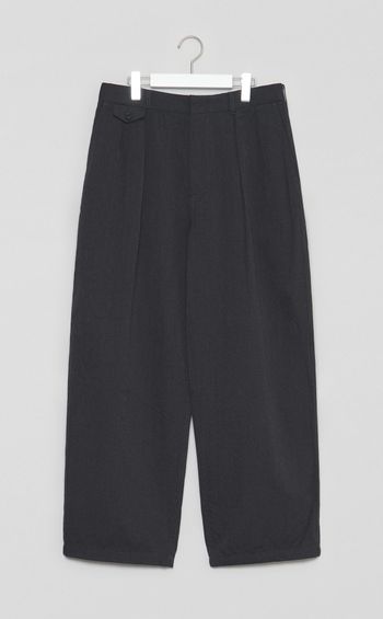 ウールギャバジン2タックパンツ