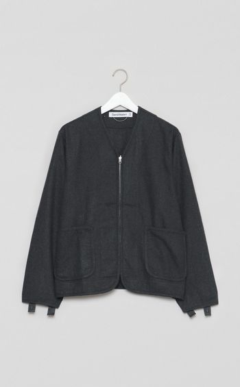 ウールミックスツイルライニングシャツ