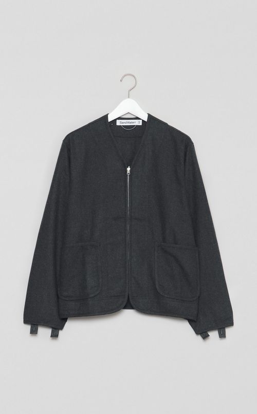 ウールミックスツイルライニングシャツ