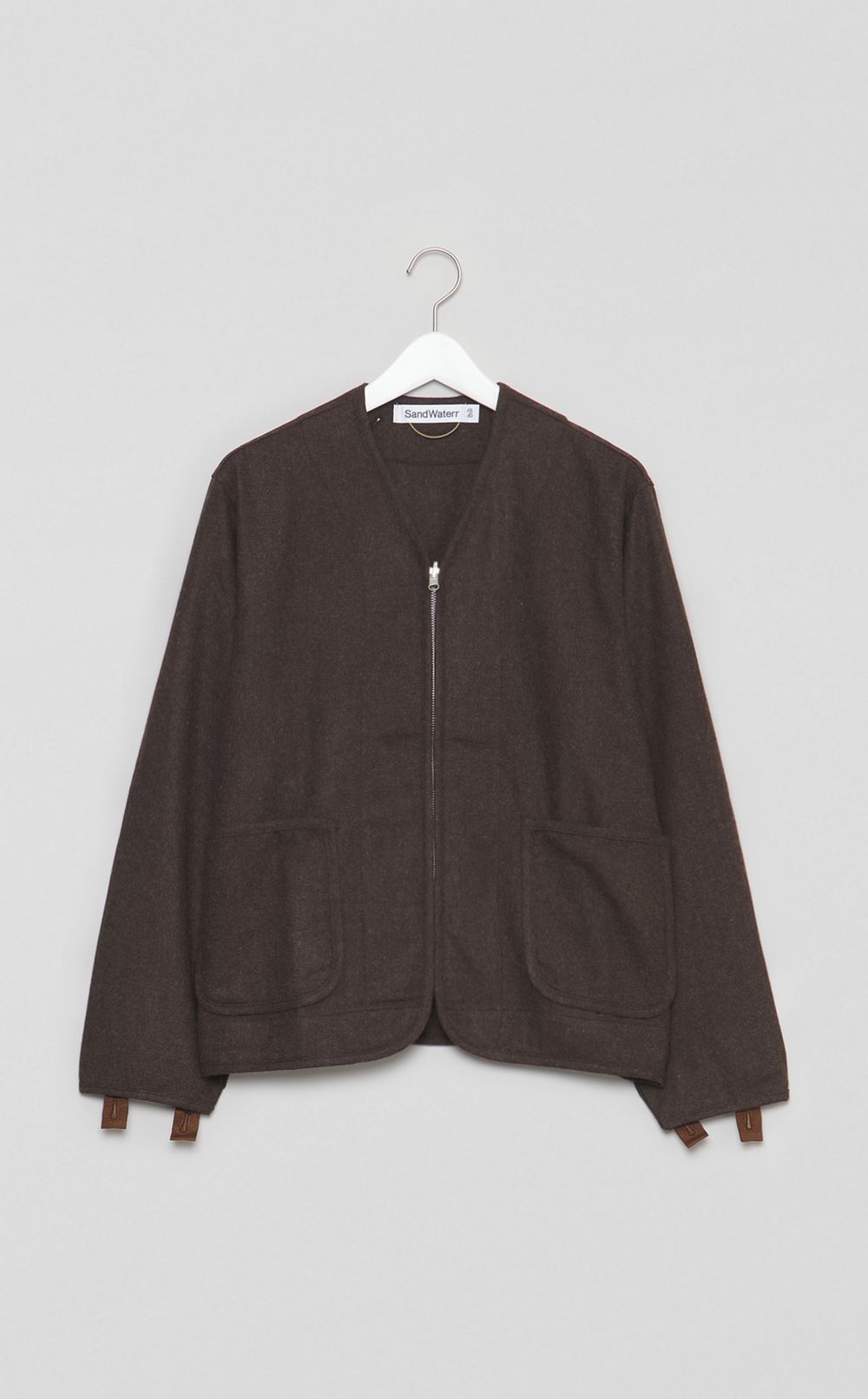 ウールミックスツイルライニングシャツ