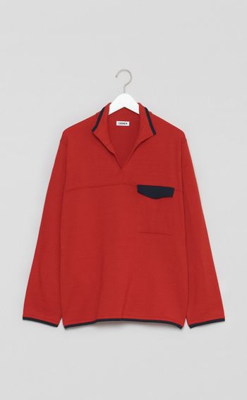 ウールコットンニットプルオーバー