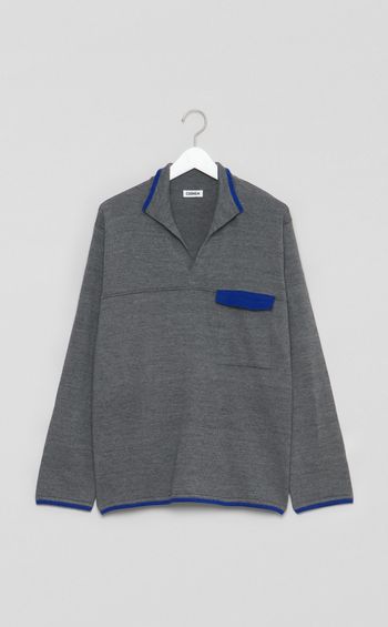 ウールコットンニットプルオーバー