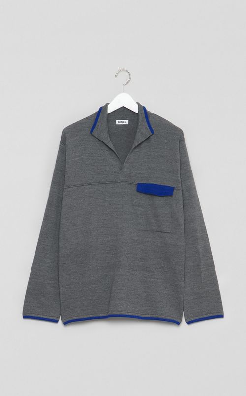 ウールコットンニットプルオーバー