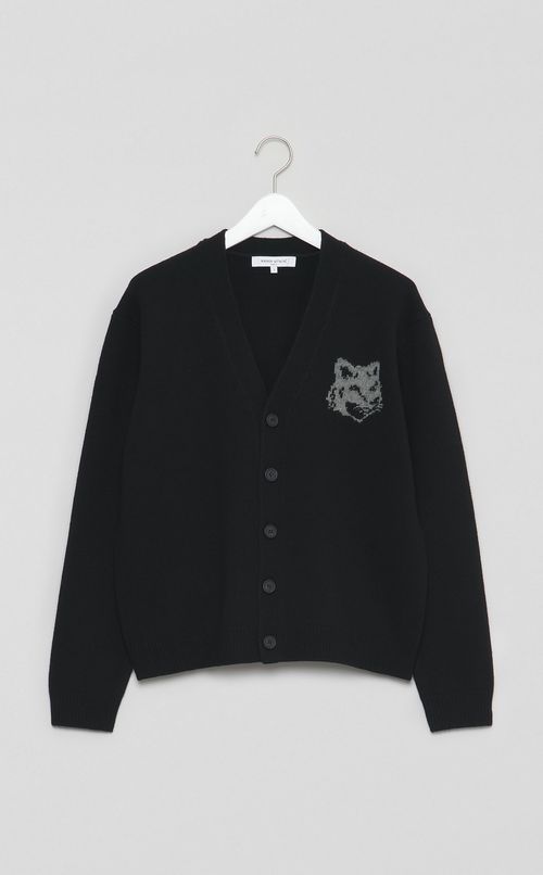 Vネックメリノカーディガン