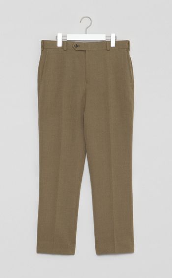 ウールコバートツイルスラックス