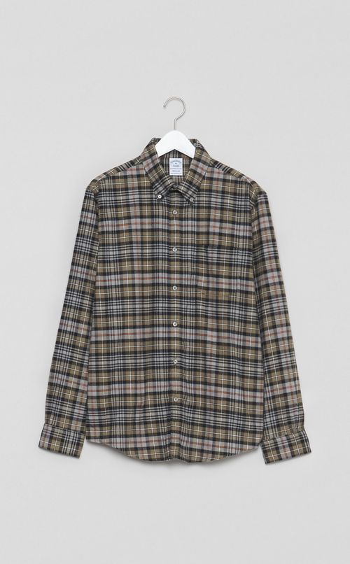 フランネルチェックシャツ