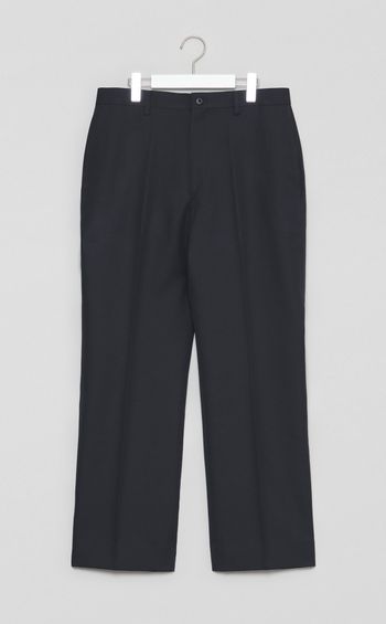 ワイドテーパードドレストラウザー