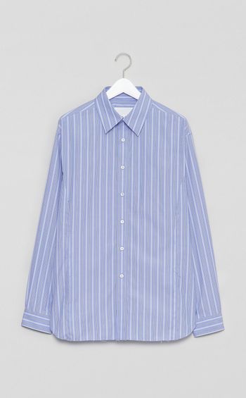 ストライプレギュラーカラーシャツ