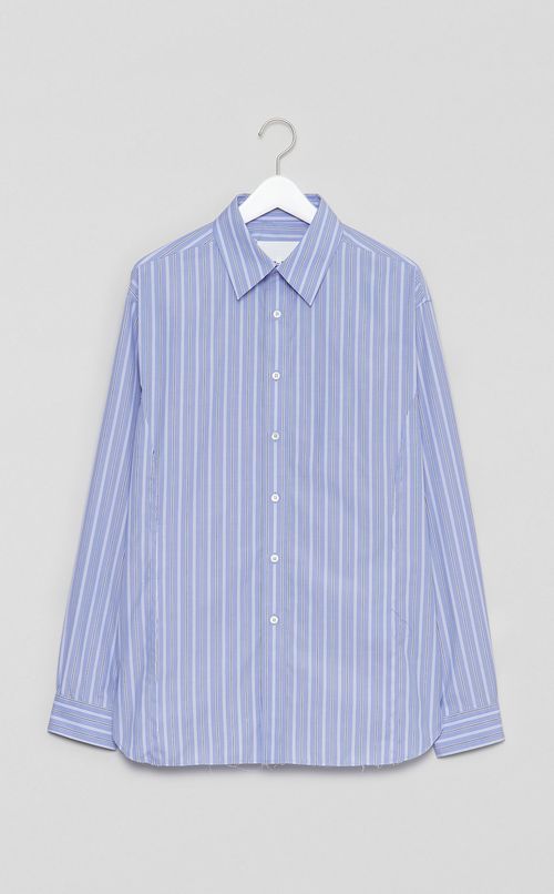 ストライプレギュラーカラーシャツ