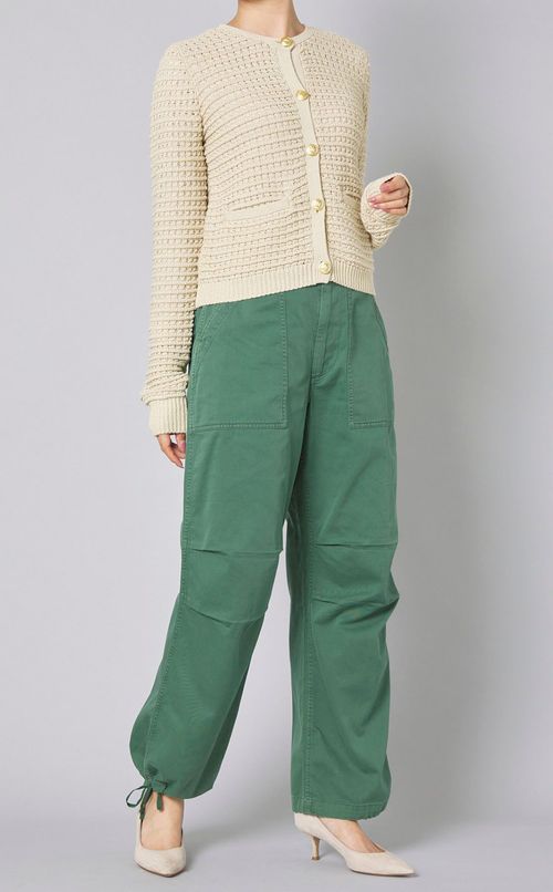 コットンローゲージカーディガン