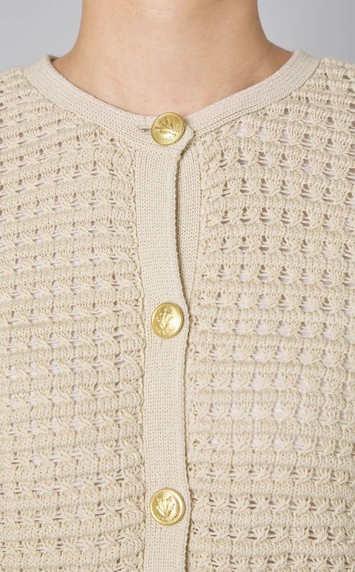 コットンローゲージカーディガン