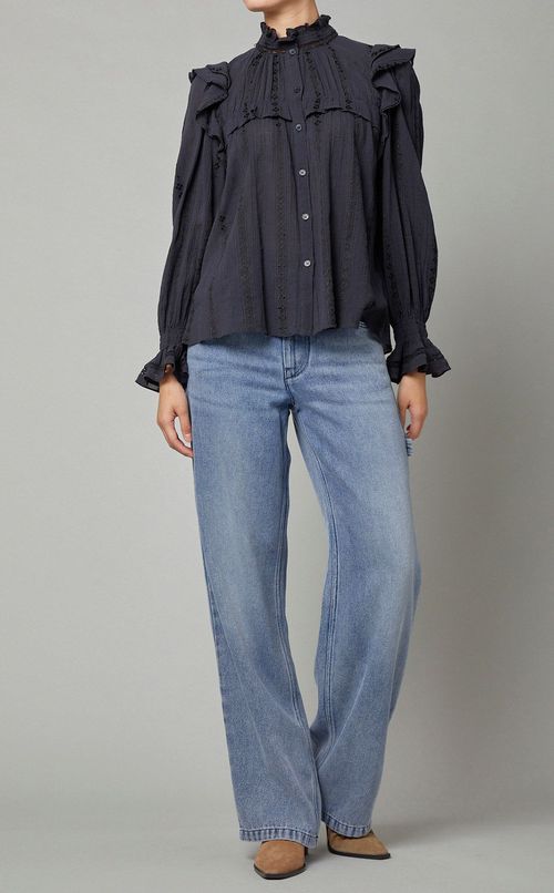 デニムカーゴパンツ