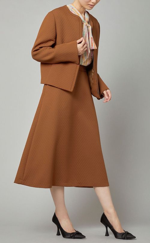 キルトジャガードブルゾン