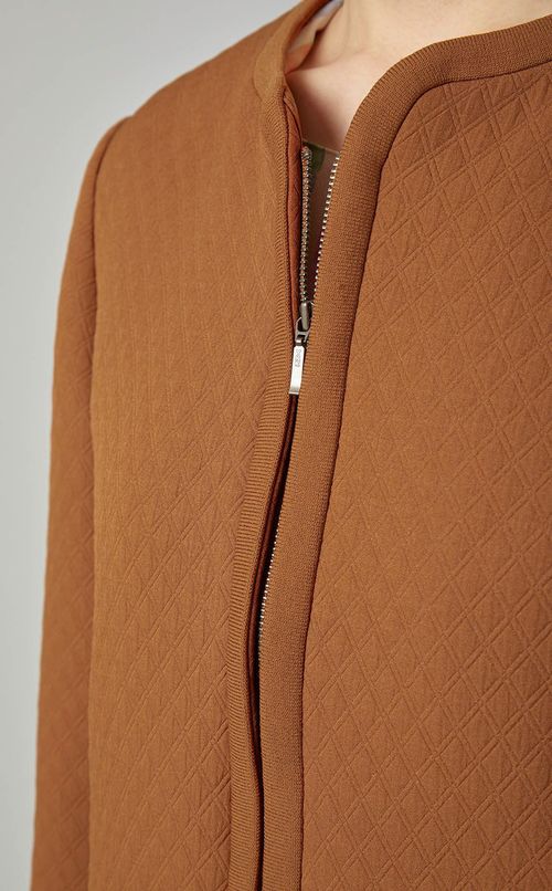 キルトジャガードブルゾン