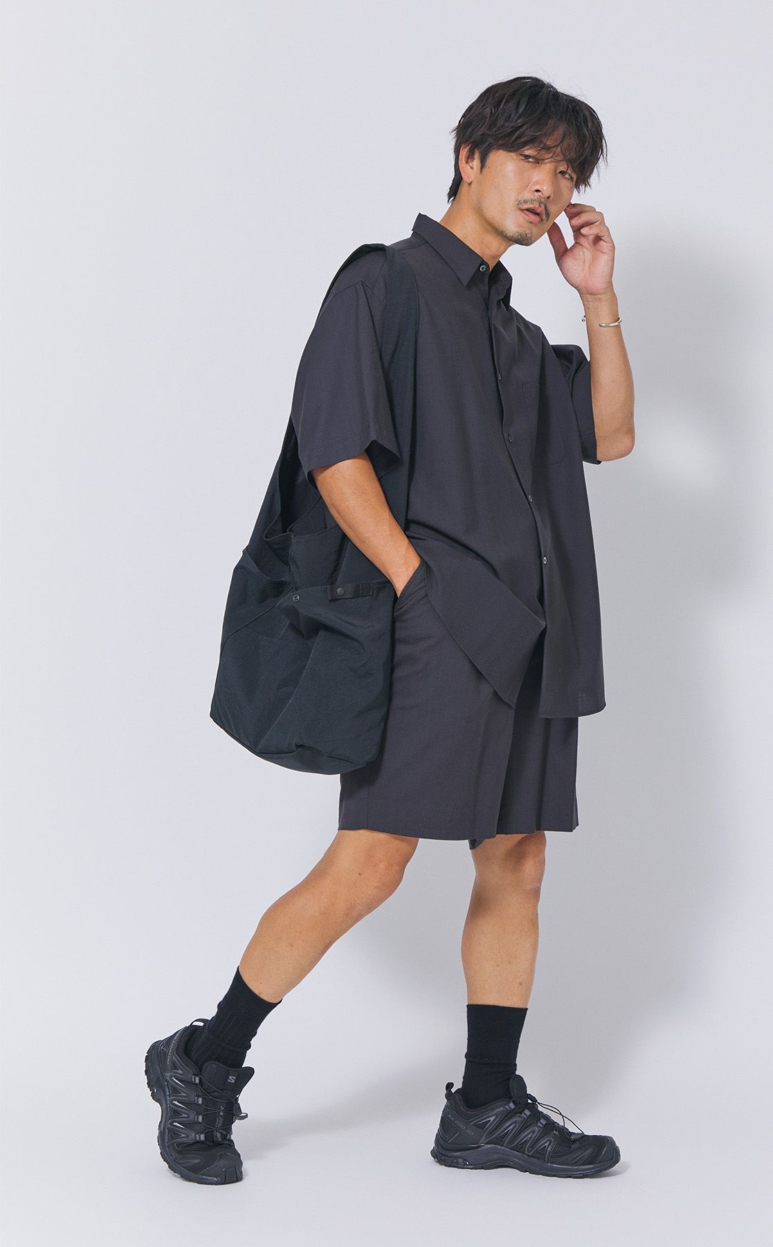 MARKAWARE｜サマーウールシングルシャツ
