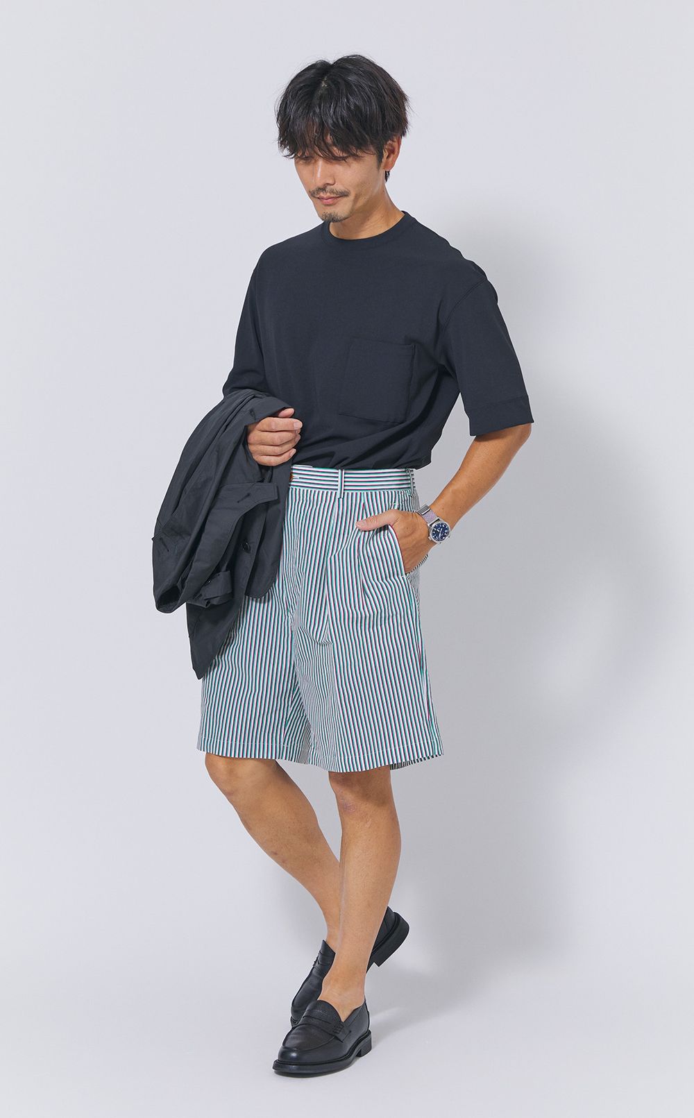 ストレッチハーフスリーブTシャツ