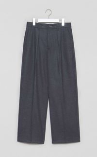 ウールカシミヤタックパンツ