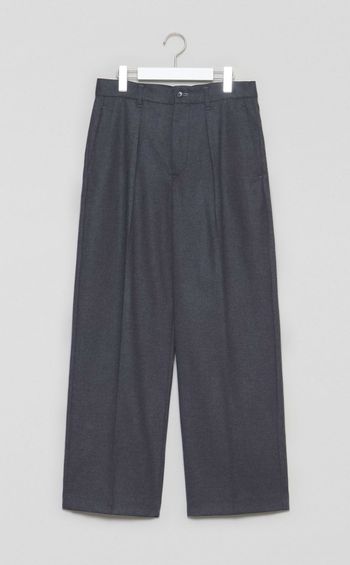ウールカシミヤタックパンツ