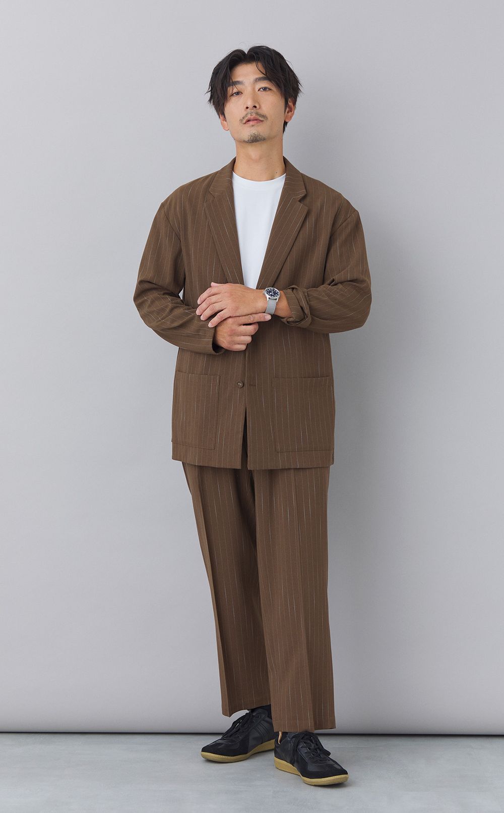 ジャージクルーネックティー