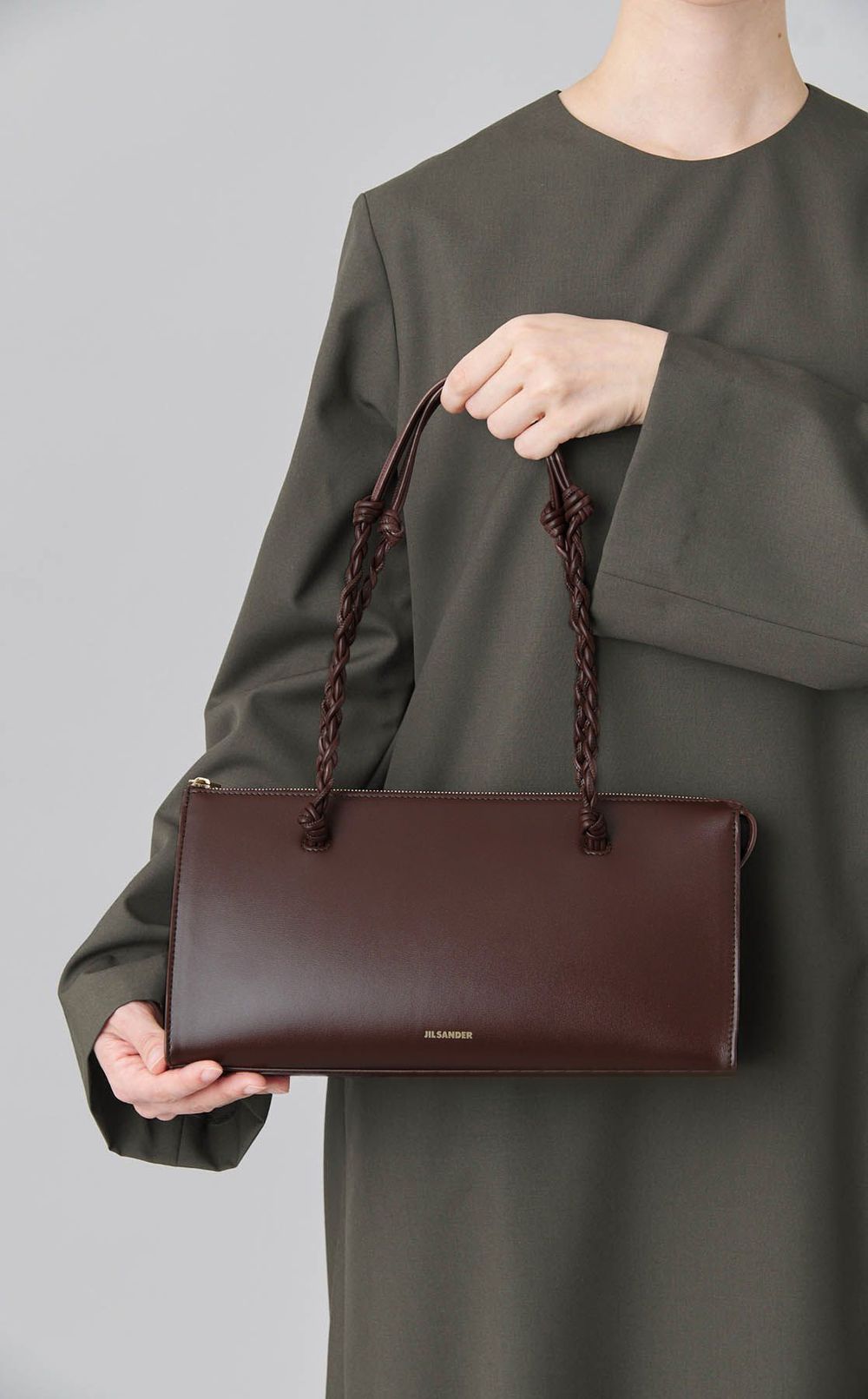 TANGLE TENTレザーハンドバッグ