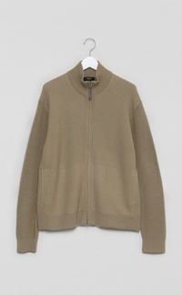 ジップアップカーディガン