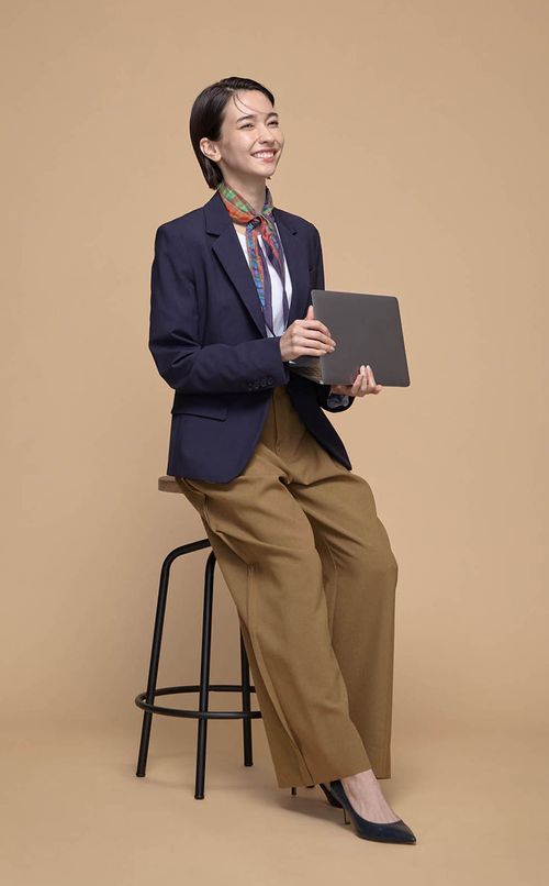 サイドラインワイドスラックス