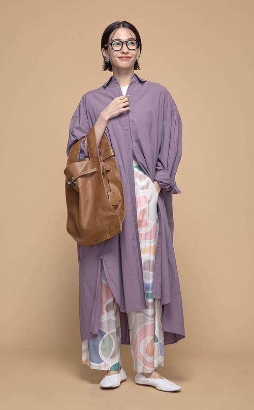 シルバーラウンドシェイプイヤリング