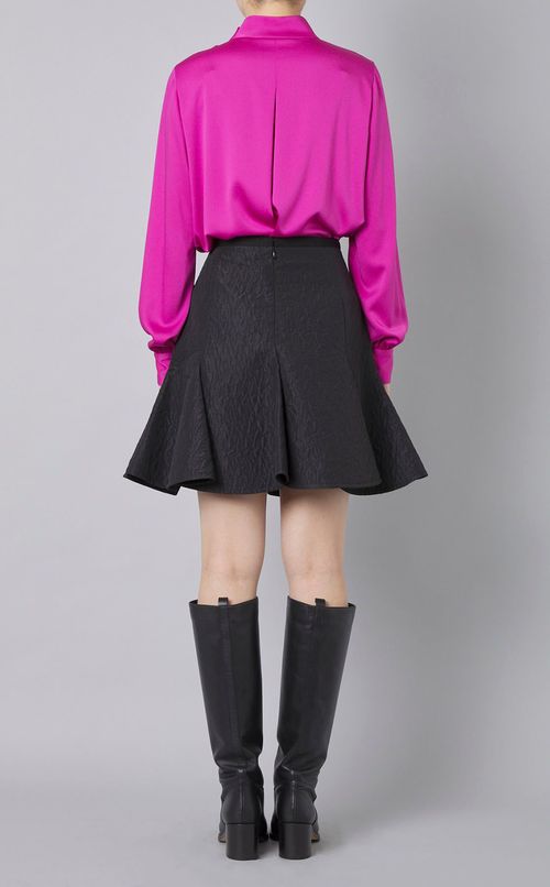 ジャガードフレアミニスカート