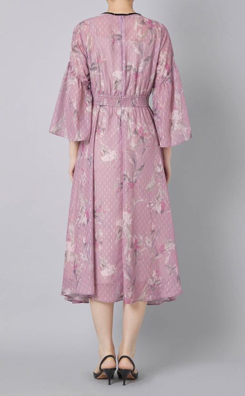 ペイントフラワーワンピース