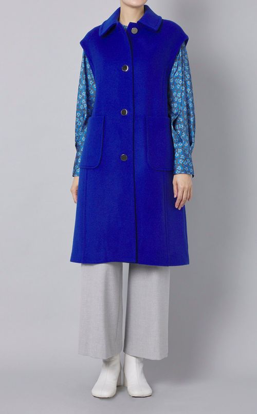 フラワープリントボウタイブラウス