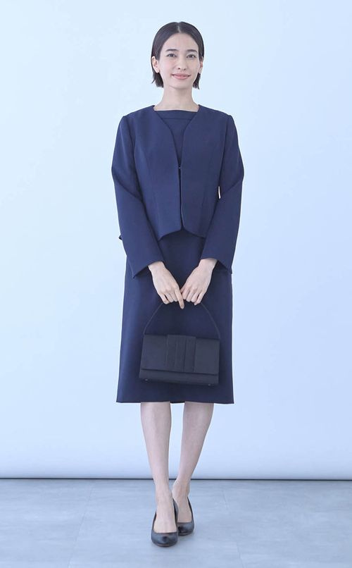 【ブラックフォーマル】フラップ切替バッグ