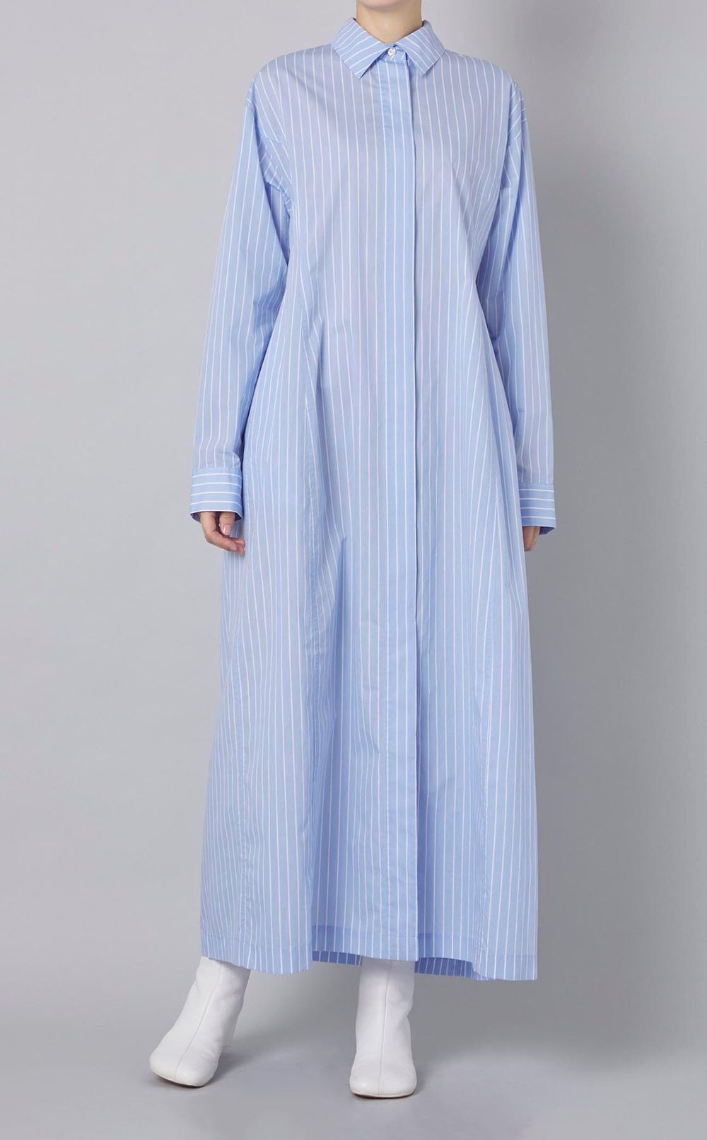 コクーンシャツワンピース