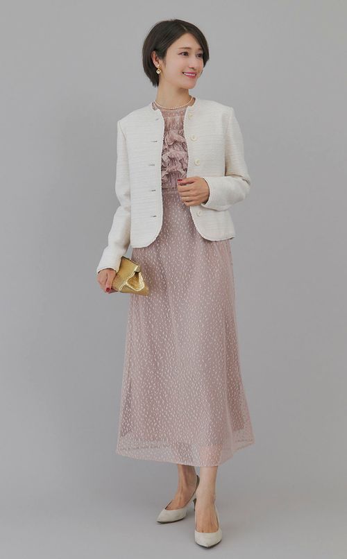 ダブルパールイヤリング