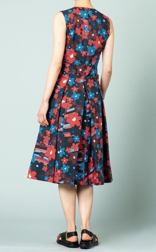 フラワープリントワンピース