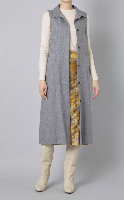 フラワーパイピングストレートスカート