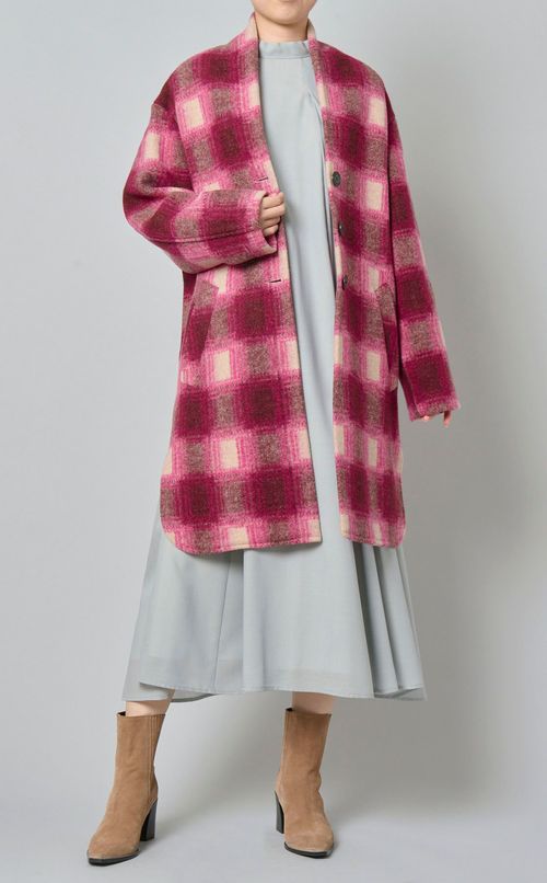 バックリボンギャザーワンピース