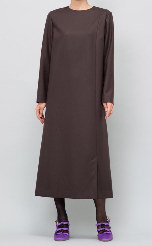 ウールプルオーバーワンピース